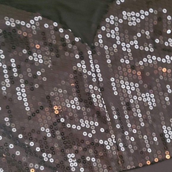 Black Sequin Living Doll Los Angeles Dress - Picture 3 of 10